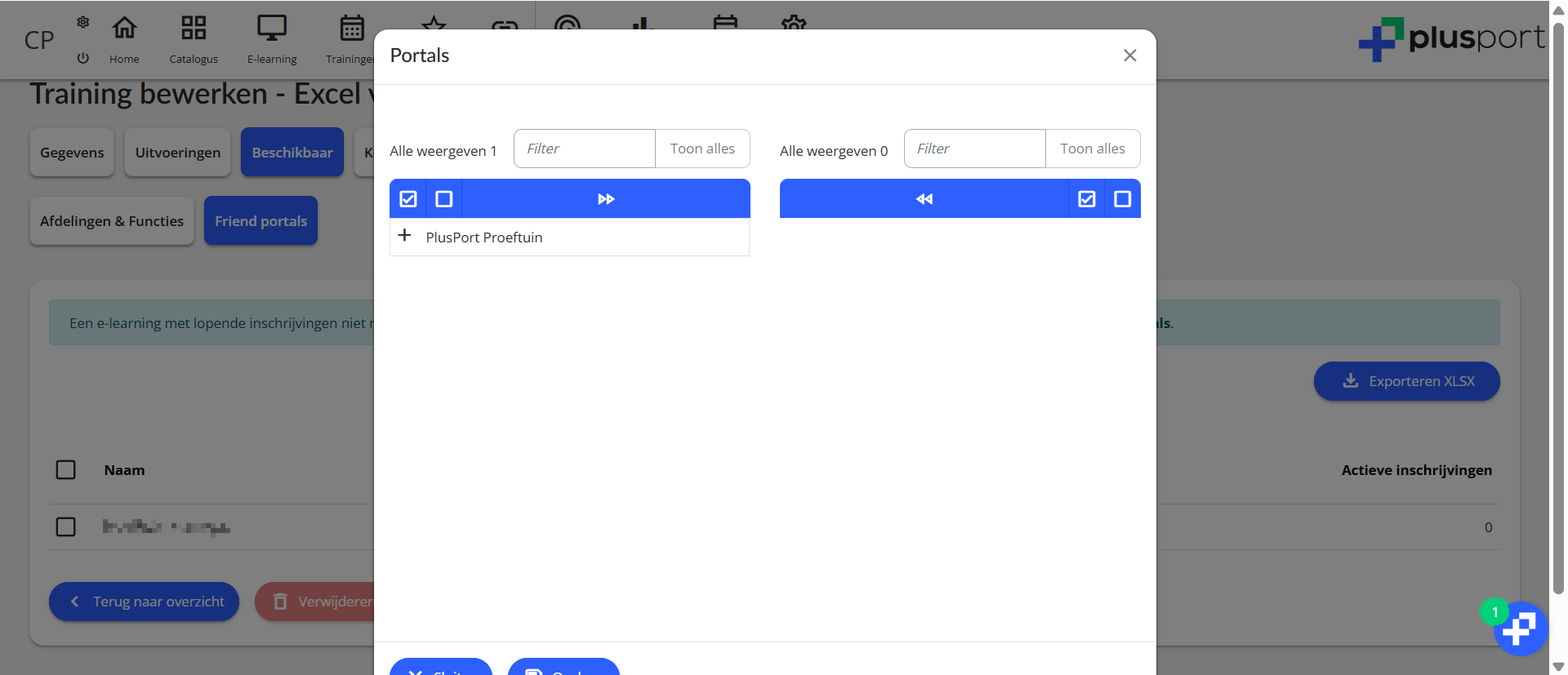 Friend Portals popup